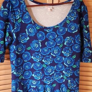Xl blue "Disney" Rose LLR nicole